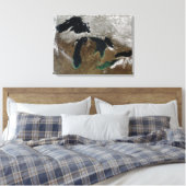 De Grote Meren 3 Canvas Afdruk (Insitu (Slaapkamer))
