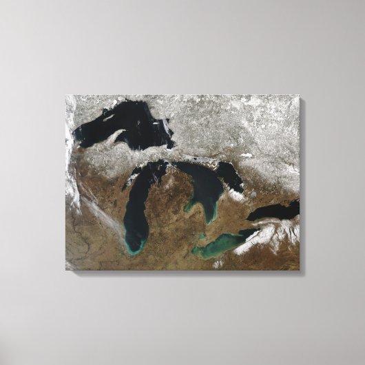 De Grote Meren 3 Canvas Afdruk (Voorkant)
