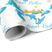 De Grote Meren Cadeaupapier (Rol Hoek)