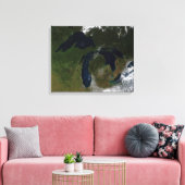 De Grote Meren Canvas Afdruk (Insitu (Woonkamer))