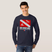 De Grote Meren duiken T-shirt (Voorkant volledig)