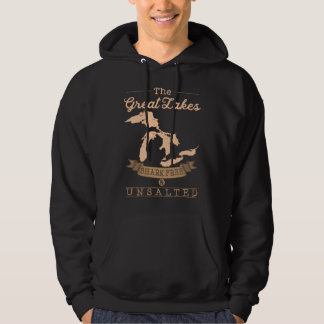 De grote meren haaienvrij, ongezouten Sweat Michig Hoodie