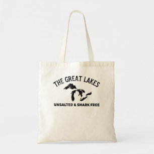 De Grote Meren ongezouten en haaivrij Michigan Gif Tote Bag