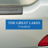 De Grote Meren plezier Michigan humor Bumpersticker (Op auto)