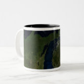 De Grote Meren Tweekleurige Koffiemok (Voorkant links)