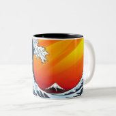 DE GROTE mok VAN DE WAVE VAN nicola (Voorkant rechts)