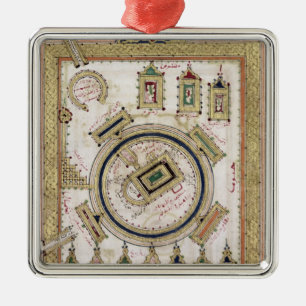 De grote moskee van Mekka Metalen Ornament