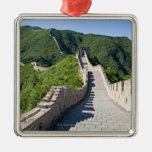 De Grote Muur van China in Beijing, China Metalen Ornament