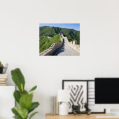 De Grote Muur van China in Beijing, China Poster (Thuiskantoor)