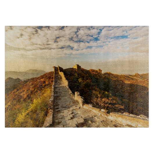 De Grote Muur van China Snijplank (Voorkant)