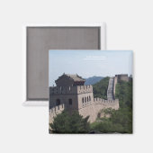 De grote muur van china souvenier magneet (Voorkant / Achterkant)