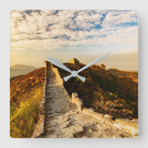 De Grote Muur van China Vierkante Klok