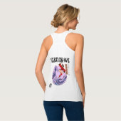 De Grote Nerdgolf Tanktop (Volledige Achterkant)