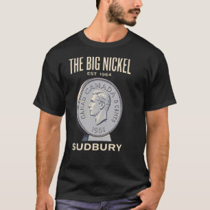 De Grote Nikkel Sudbury Canada Reis Oude Stijl T-shirt