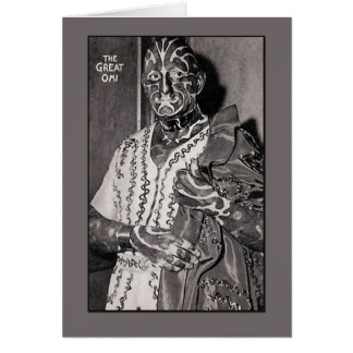 De grote Omi Circus Performer-kaarten