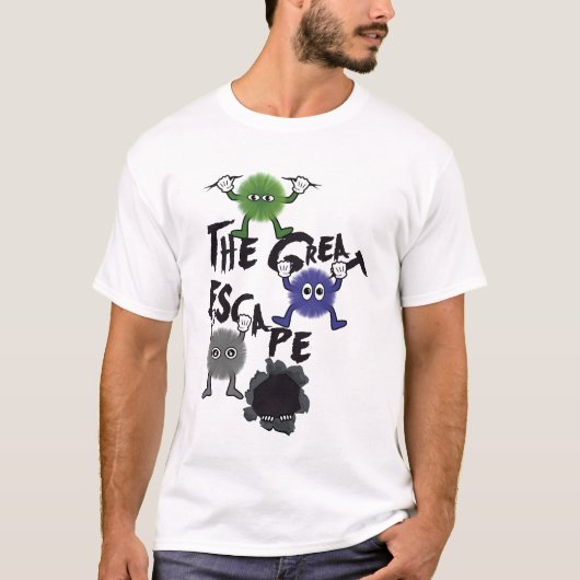 De grote ontsnapping t-shirt (Voorkant)