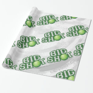 De grote Ontsproten Bal van het Tennis Cadeaupapier