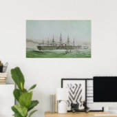 De Grote Oosterse Elektrische Kabel Poster (Thuiskantoor)