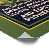 De grote Pawnee Bill Shows,  Circus Poster (Hoek)