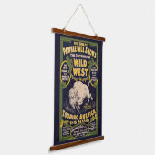 De grote Pawnee Bill Shows,  Circus Poster Hangend Wandkleed (Gebogen)