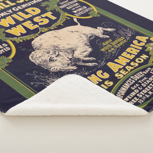 De grote Pawnee Bill Shows, Circus Poster Sherpa Deken (3/4)