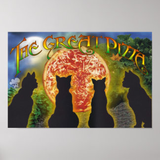 De Grote Pizza Poster