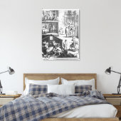 De Grote Plague Canvas Afdruk (Insitu (Slaapkamer))