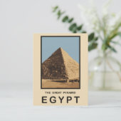 De Grote Pyramide Egypte Briefkaart (Staand voorkant)