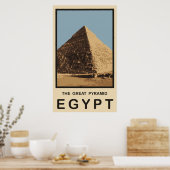De Grote Pyramide Egypte Poster (Keuken)