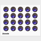 De Grote Pyramide Ronde Sticker (Vel)