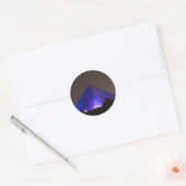 De Grote Pyramide Ronde Sticker (Envelop)