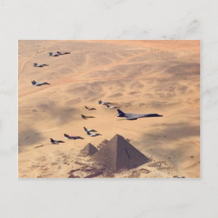 De Grote Pyramide van Giza Briefkaart