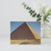 De Grote Pyramide van het oude Koninkrijk Khufu Briefkaart (Staand voorkant)