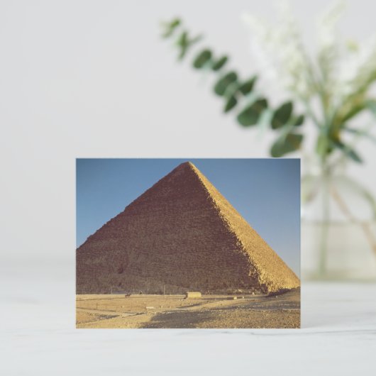 De Grote Pyramide van het oude Koninkrijk Khufu Briefkaart (Staand voorkant)