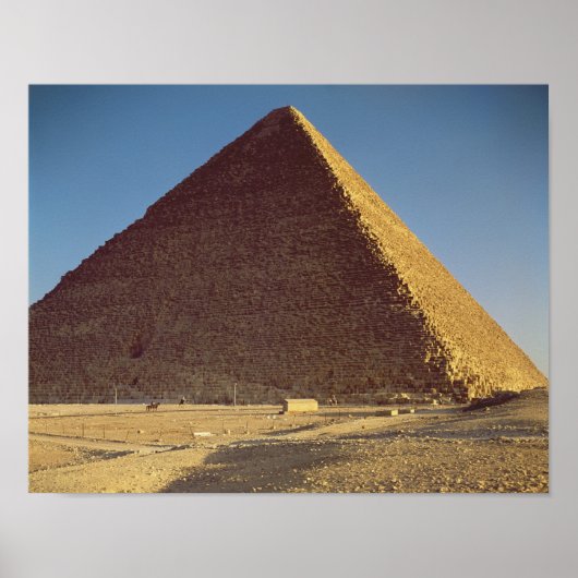 De Grote Pyramide van het oude Koninkrijk Khufu Poster (Voorkant)