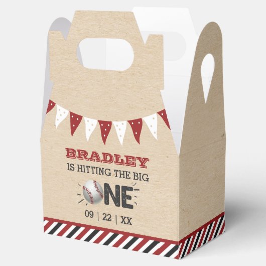De grote raken | Honkbal 1e verjaardag Bedankdoosjes (Geopend)