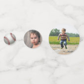 De grote raken | Honkbal 1e Verjaardag Foto Confetti (Achterkanten)