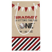 De grote raken | Honkbal 1e verjaardag Klein Cadeauzakje (Achterkant)