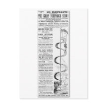 De grote reclame voor forepaugh-Show