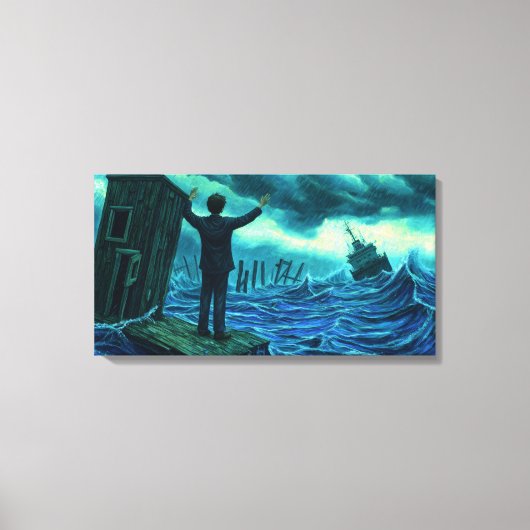 De grote redding canvas afdruk (Voorkant)