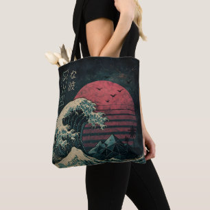De grote Retro Wave Classic Draagtas