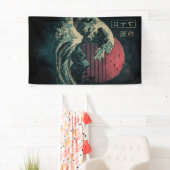 De grote Retro Wave Classic Spandoek (Insitu)