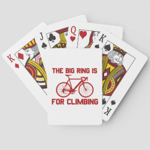 De grote ring is voor het klimmen pokerkaarten