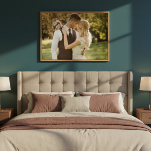 De "grote Romance" 36x24 Aangepaste bruiloft Foto Afdruk