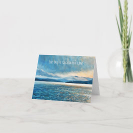 De Grote Sacandaga Note Kaart - waterverf