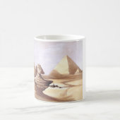 De grote sfinx, de piramides van Gizeh Koffiemok (Center)