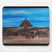 De Grote Sfinx en de Piramide van Khafre Muismat (Voorkant)