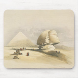 De Grote Sfinx en de Pyramiden van Giza, uit "E Muismat