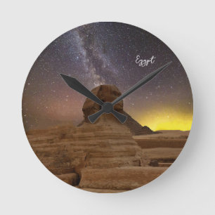 De grote sfinx van Giza Ronde Klok