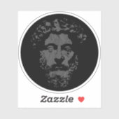 De Grote Stoïcijn Marcus Aurelius - v3  grijs Sticker (Vel)